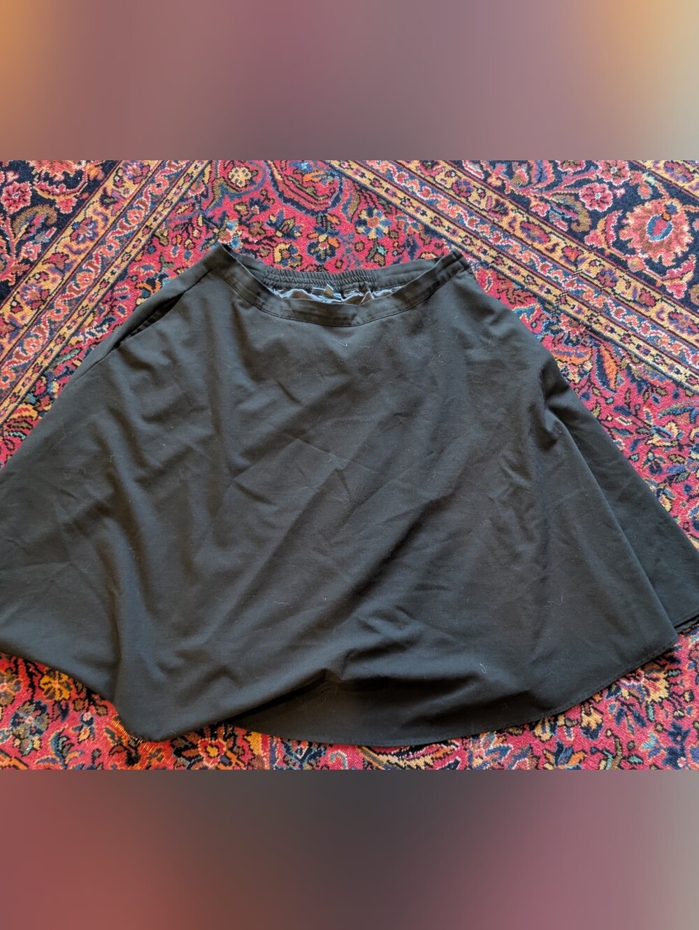Modcloth Black Circle Skirt
